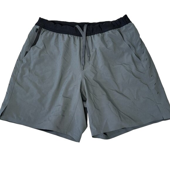 Ten Thousand The Interval Shorts Large Lined Gray 7" Inseam - Picture 1 of 6